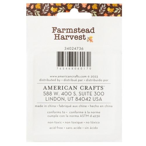 3 Pack - American Crafts Farmstead Harvest Ink Pads-4/Pkg - ACFH4736 3 Pack - American Crafts Farmstead Harvest Ink Pads-4/Pkg - ACFH4736