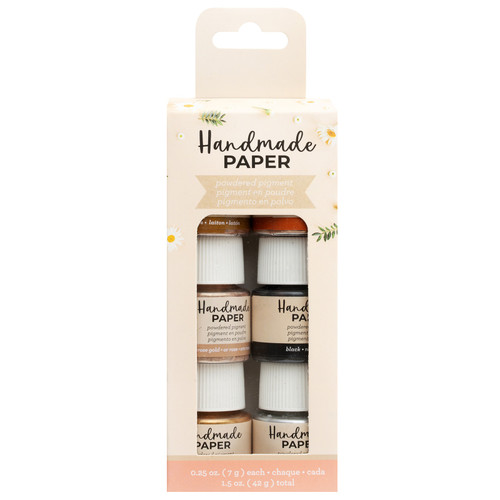 American Crafts Handmade Paper Powdered Pigment 0.25oz-Metallics - 34017567 - 718813186056