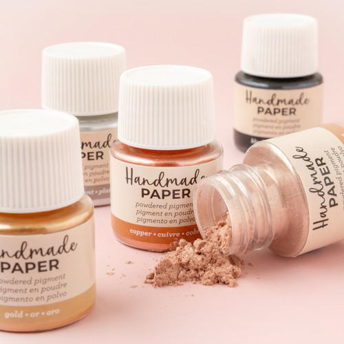 American Crafts Handmade Paper Powdered Pigment 0.25oz-Metallics - 34017567