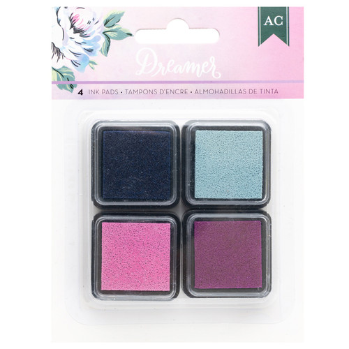 3 Pack - American Crafts Dreamer Ink Pads-4/Pkg - 34025915 - 765468076942