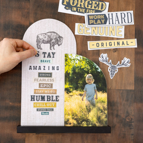 3 Pack - American Crafts Cedar House Thickers Stickers 84/Pkg-Phrase, Gold Foil Foam - 34030340 3 Pack - American Crafts Cedar House Thickers Stickers 84/Pkg-Phrase, Gold Foil Foam - 34030340