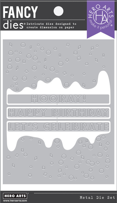 Hero Arts Fancy Die-Hooray Birthday 5A0025RQ-1G8HZ - 085700945271