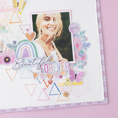 3 Pack - American Crafts Rainbow Avenue Thickers Stickers 50/Pkg-Phrases - 34025883