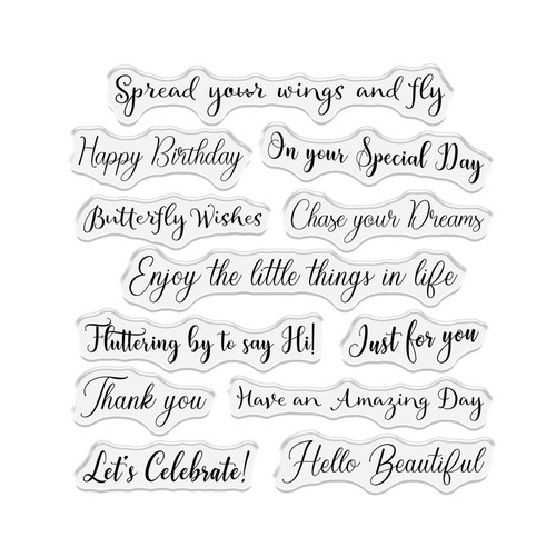 Crafter's Companion Stamp & Die Set-Butterfly Kaleidoscope - 5A0020MR-1G3D2 Crafter's Companion Stamp & Die Set-Butterfly Kaleidoscope - 5A0020MR-1G3D2