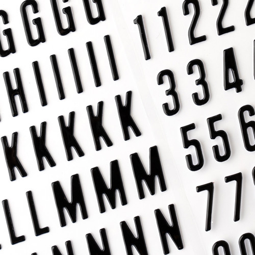 3 Pack - American Crafts Coast-to-Coast Thickers Stickers 245/Pkg-Alpha - 34025930 3 Pack - American Crafts Coast-to-Coast Thickers Stickers 245/Pkg-Alpha - 34025930