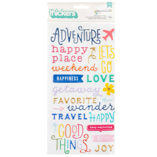 3 Pack - Paige Evans Adventurous Thickers-Phrases - A5002629-G18TY - 765468088037 3 Pack - Paige Evans Adventurous Thickers-Phrases - A5002629-G18TY - 765468088037