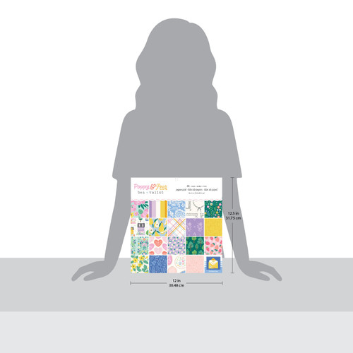 Maggie Holmes Forever Fields Single- Sided Paper Pad 12"X12"-48 Sheets - A5002637-G18V9 Maggie Holmes Forever Fields Single- Sided Paper Pad 12"X12"-48 Sheets - A5002637-G18V9