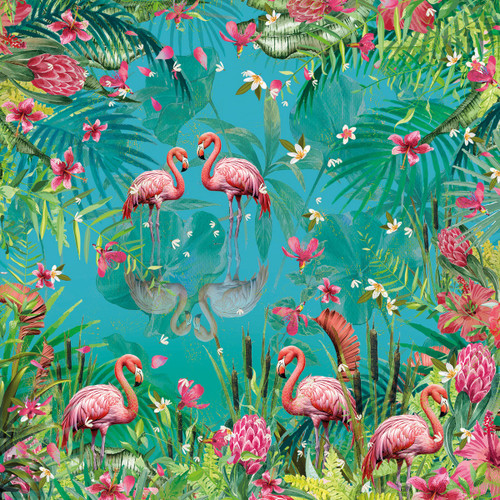 Crafter's Companion Paper Pad 12"X12"-Flamazing Flamingos 5A0022W6-1G5Z5