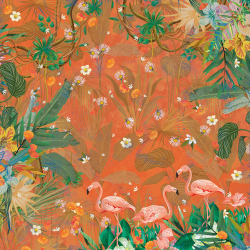Crafter's Companion Paper Pad 12"X12"-Flamazing Flamingos 5A0022W6-1G5Z5
