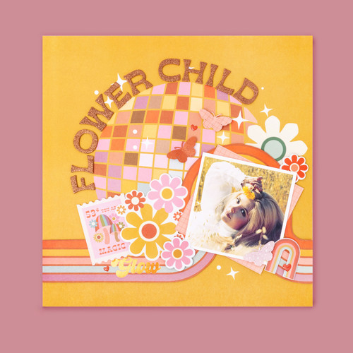 Jen Hadfield Groovy Darlin' Single-Sided Paper Pad 12"X12"-48 Sheets - A500263Z-G18YW Jen Hadfield Groovy Darlin' Single-Sided Paper Pad 12"X12"-48 Sheets - A500263Z-G18YW