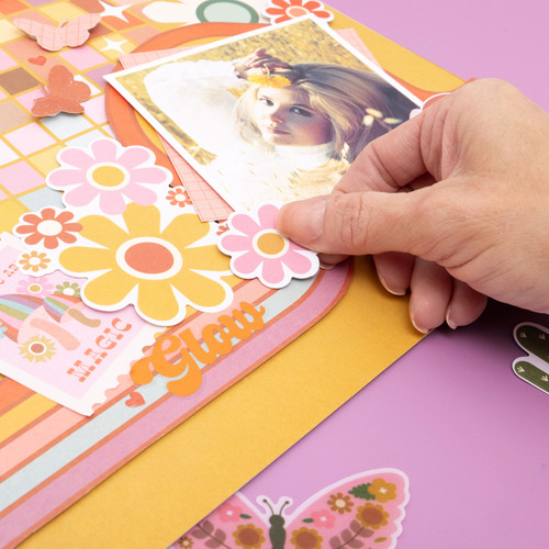 Jen Hadfield Groovy Darlin' Single-Sided Paper Pad 12"X12"-48 Sheets - A500263Z-G18YW Jen Hadfield Groovy Darlin' Single-Sided Paper Pad 12"X12"-48 Sheets - A500263Z-G18YW