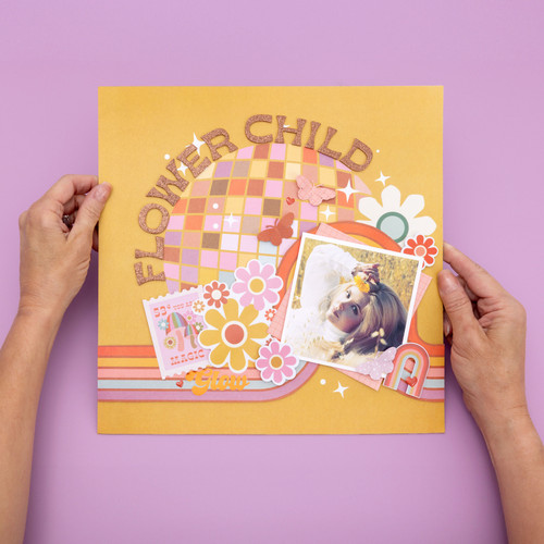 Jen Hadfield Groovy Darlin' Single-Sided Paper Pad 12"X12"-48 Sheets - A500263Z-G18YW Jen Hadfield Groovy Darlin' Single-Sided Paper Pad 12"X12"-48 Sheets - A500263Z-G18YW