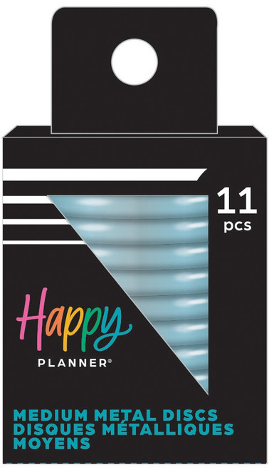 Happy Planner Medium Metal Disc Set-Blue 5A0020S4-1G3JM - 673807684263