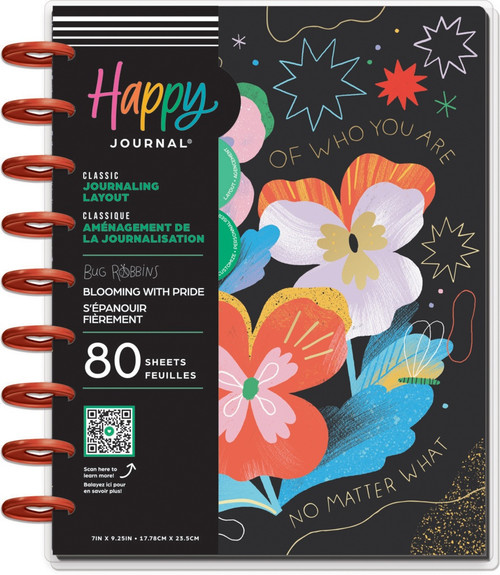 Happy Planner Classic Guided Journal-Blooming With Pride 5A0020RT-1G3JT - 673807684331