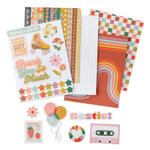 Jen Hadfield Groovy Darlin' Card Making Set-Makes 20 - A500264F-G18Z1 Jen Hadfield Groovy Darlin' Card Making Set-Makes 20 - A500264F-G18Z1