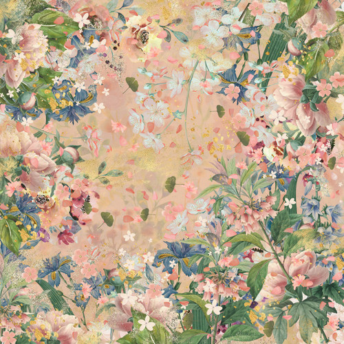 Sara Signature Floral Elegance Paper Pad-12"X12" SFEPAD12