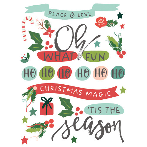 3 Pack - Santa's Village Rub-Ons-6"X8" - 5A0029R0-1GD0L 3 Pack - Santa's Village Rub-Ons-6"X8" - 5A0029R0-1GD0L