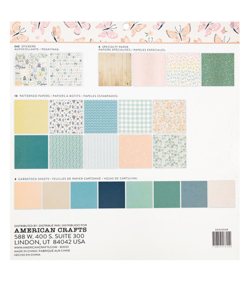 Maggie Holmes Gingham Garden Project Pad 12"X12"-265 Pieces - 34014008 Maggie Holmes Gingham Garden Project Pad 12"X12"-265 Pieces - 34014008
