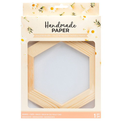 American Crafts Handmade Paper Mold And Deckle Kit-Hexagon - 34030783 - 765468085265
