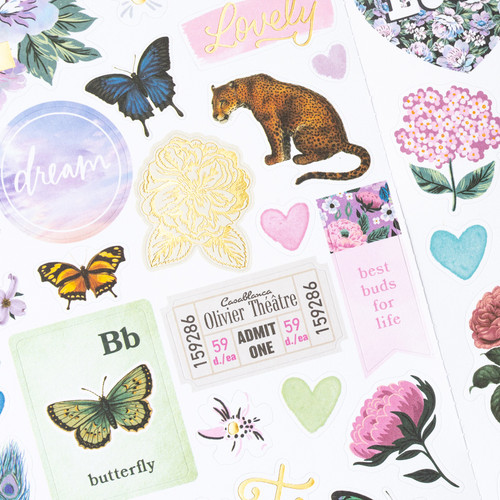 3 Pack - American Crafts Dreamer Cardstock Stickers 6"X12" 60/Pkg-Gold Foil - 34025908
