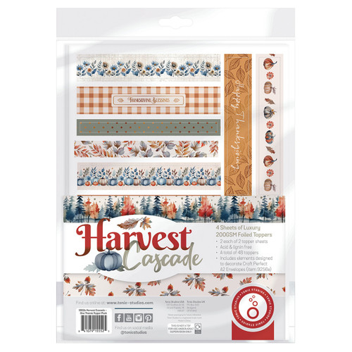 2 Pack - Tonic Studios Topper Set-Give Thanks - Harvest Cascade - 5A00228T-1G4X9 - 841079155525