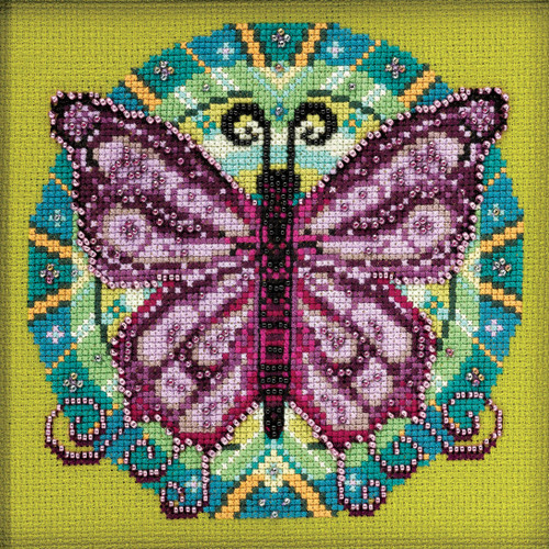 Mill Hill Counted Cross Stitch Kit 5"X5"-Spring Mandala (16 Count) MH172111 - 098063001973