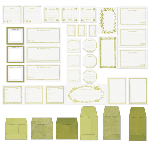 3 Pack - Color Swatch: Grove Envelope Bits-37/Pkg - CSG25125