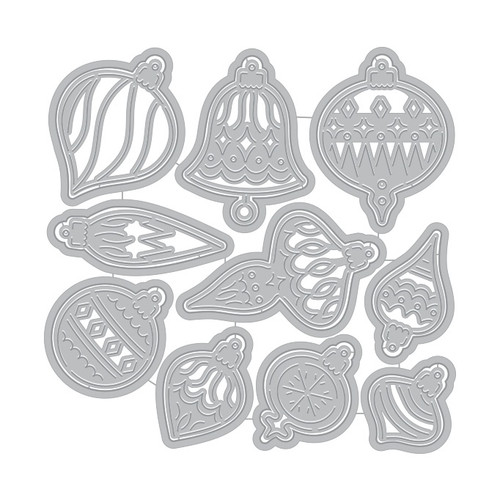 Hero Arts Fancy Die-Gold Trim Ornament DF139 - 085700942324