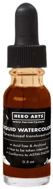 3 Pack Hero Arts Liquid Watercolors .5oz-Coffee HA-PD-128 - 085700932936