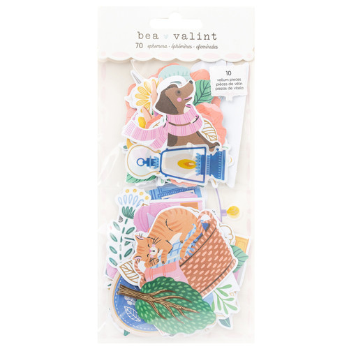 3 Pack - American Crafts Poppy And Pear Ephemera Die-Cuts 70/Pkg-Icons, Gold Foil - 34025808 - 765468076300