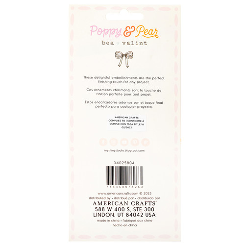 3 Pack - American Crafts Poppy And Pear Beaded Tassels-4 Pieces - 34025804 3 Pack - American Crafts Poppy And Pear Beaded Tassels-4 Pieces - 34025804