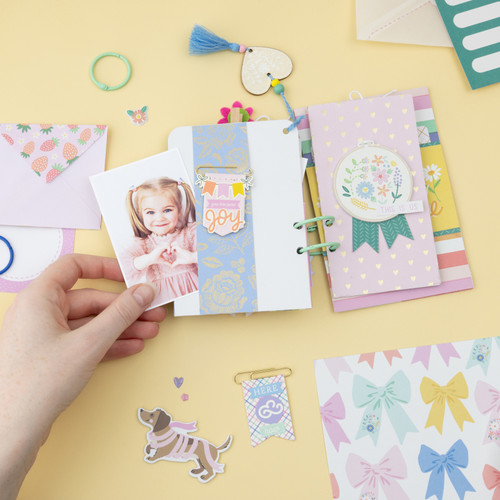 3 Pack - American Crafts Poppy And Pear Hinged Rings-8/Pkg - 34025812 3 Pack - American Crafts Poppy And Pear Hinged Rings-8/Pkg - 34025812