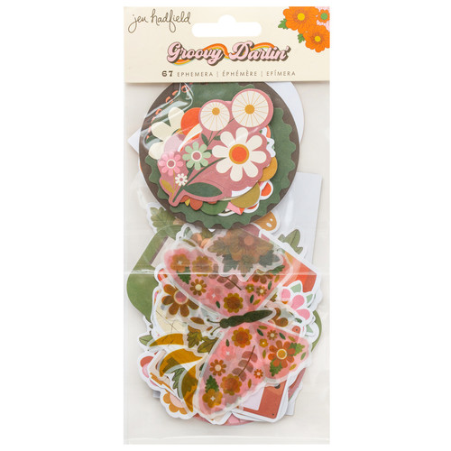 3 Pack - Jen Hadfield Groovy Darlin' Ephemera-Icons - 5A002643-1G8ZK - 765468087580