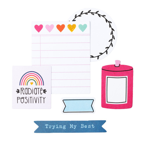 3 Pack - Shimelle Reasons To Smile Ephemera-Journaling - A50026KT-G193P 3 Pack - Shimelle Reasons To Smile Ephemera-Journaling - A50026KT-G193P