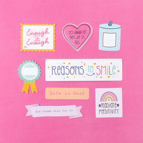 3 Pack - Shimelle Reasons To Smile Ephemera-Journaling - 5A0026KT-1G93P 3 Pack - Shimelle Reasons To Smile Ephemera-Journaling - 5A0026KT-1G93P