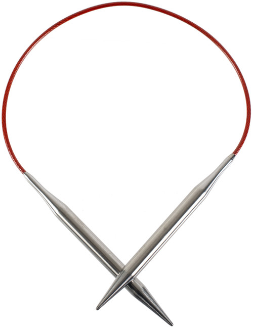 ChiaoGoo Red Lace Stainless Circular Knitting Needles 16"-Size 10.75/7mm - 7016-107