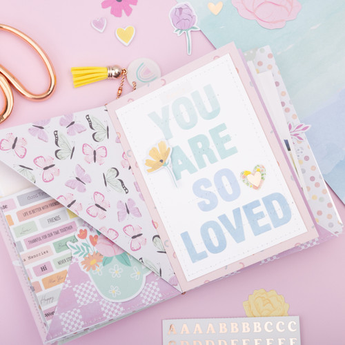3 Pack - American Crafts Rainbow Avenue Ephemera Die-Cuts 75/Pkg-Floral - 34025942