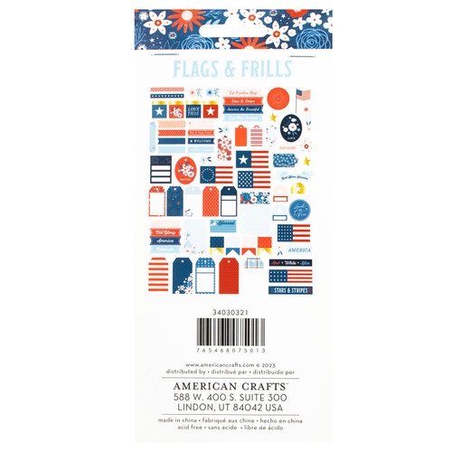 3 Pack - American Crafts Flags And Frills Ephemera Die-Cuts 68/Pkg-Gold Foil Journaling - 34030321 3 Pack - American Crafts Flags And Frills Ephemera Die-Cuts 68/Pkg-Gold Foil Journaling - 34030321
