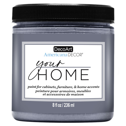 DecoArt Americana Decor Your Home Paint 8oz-Perfect Pewter - ADYH8OZ-03 - 766218147400 DecoArt Americana Decor Your Home Paint 8oz-Perfect Pewter - ADYH8OZ-03 - 766218147400