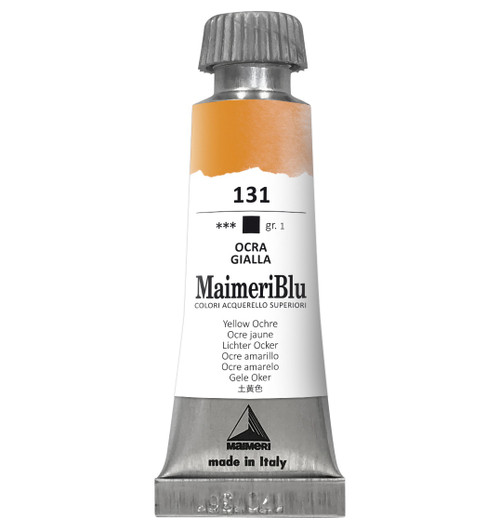 MaimeriBlu Superior Watercolor Paint 12ml-Yellow Ochre - 5A0029RR-1GD5B - 8032810006455