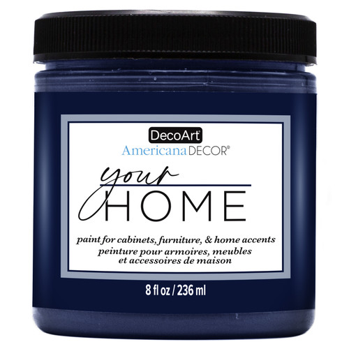 DecoArt Americana Decor Your Home Paint 8oz-Neatly Navy ADYH8OZ-13 - 766218147509