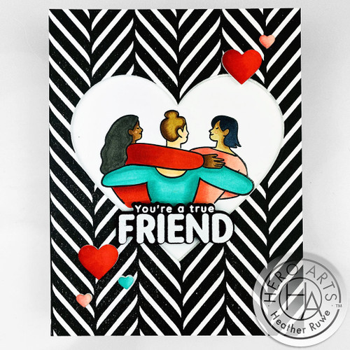 Hero Arts Clear Stamps 4"X6"-I Appreciate You - HA-CM745