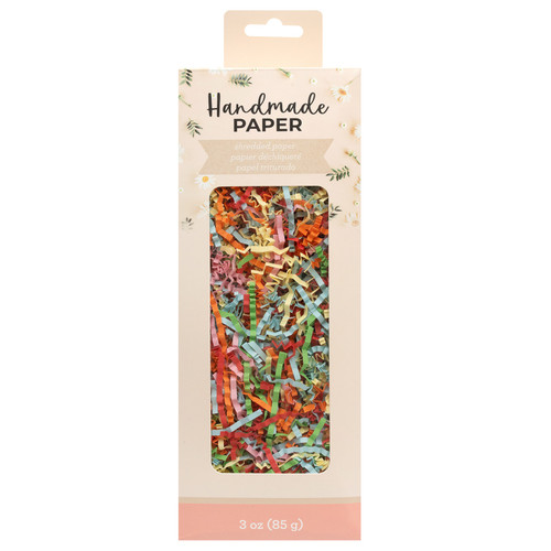 3 Pack - American Crafts Handmade Paper Shredded Paper 3oz-Rainbow - 34017640 - 718813186780