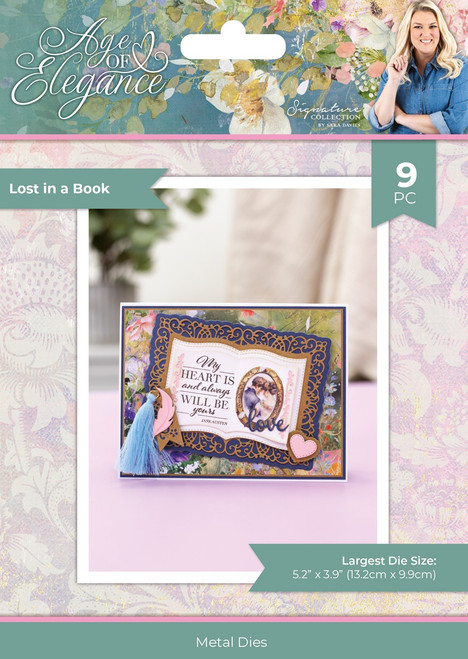 Sara Signature Age Of Elegance Metal Die-Lost In A Book - 5A0022WL-1G5XY - 195094117816