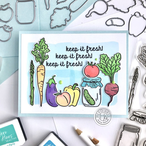 Hero Arts Clear Stamps 4"X6"-Keep It Fresh HA-CM689