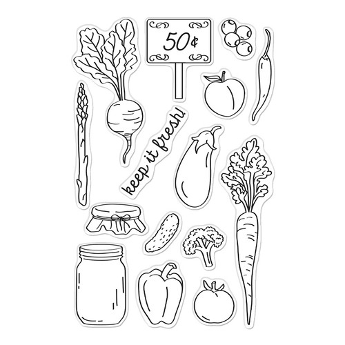 Hero Arts Clear Stamps 4"X6"-Keep It Fresh HA-CM689