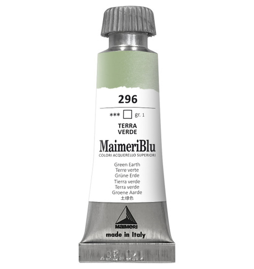 MaimeriBlu Superior Watercolor Paint 12ml-Green Earth - 5A0029RR-1GD3H - 8032810006899