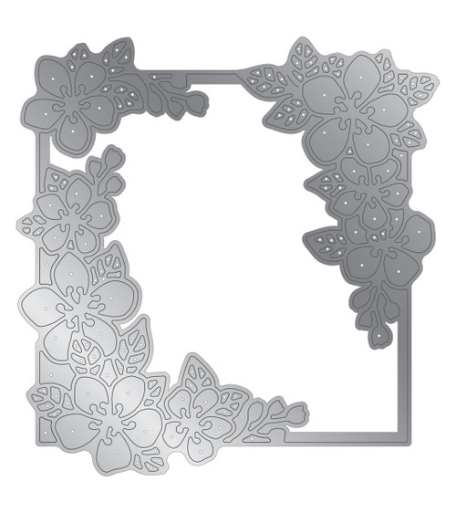 Crafter's Companion Stamp & Die Set-Bloom Where You Are Planted - 5A0022WD-1G5ZB