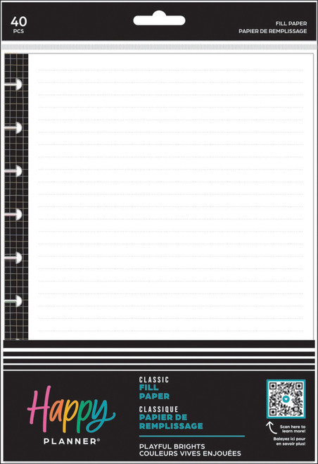 2 Pack - Happy Planner Classic Fill Paper-Quirky Plans - 5A0025YD-1G8PW - 673807689374