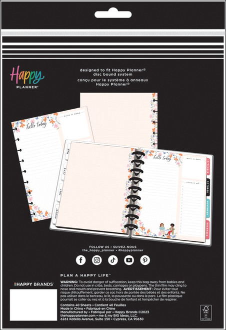 2 Pack - Happy Planner Classic Fill Paper-Happy In Paris - 5A0025ZL-1G8R8 2 Pack - Happy Planner Classic Fill Paper-Happy In Paris - 5A0025ZL-1G8R8